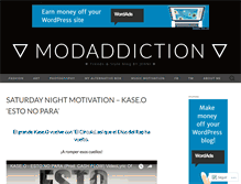 Tablet Screenshot of modaddiction.net